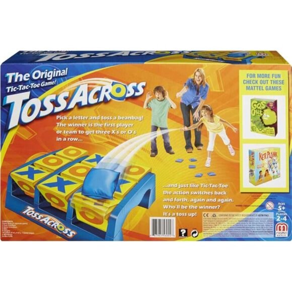 Mattel Games Toss Across Kids Outdoor Game, Bean Bag Toss for Camping - Picture 4 of 5